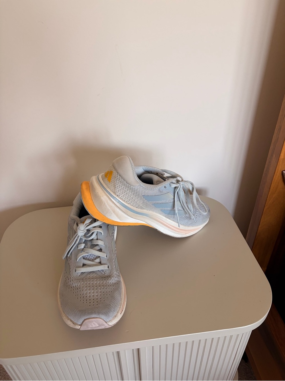 Adidas Supernova Rise Women’s Running Shoes Gray Blue Orange Sz 5.5 - Picture 12 of 12